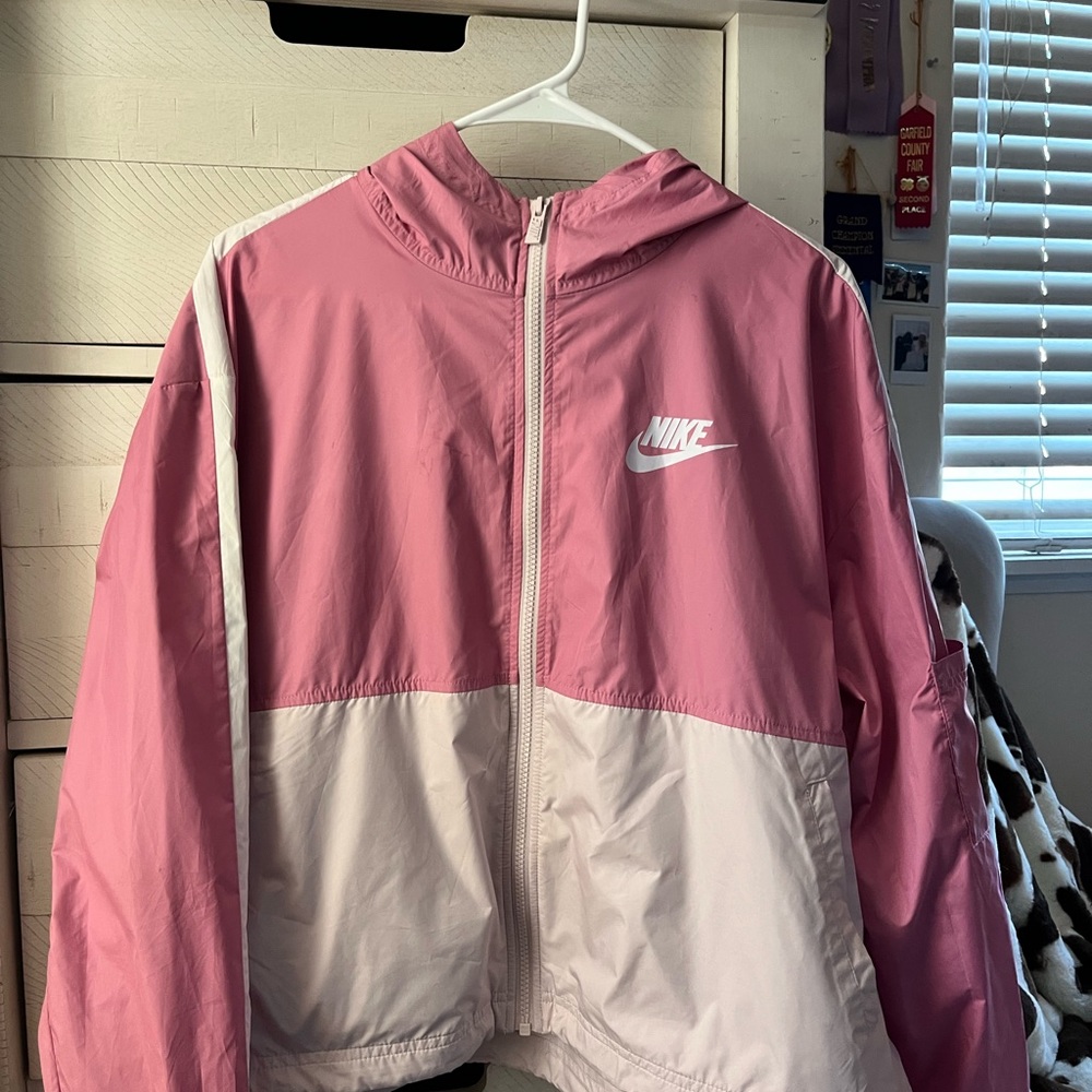Nike Two-Tone Pink and White Jacket